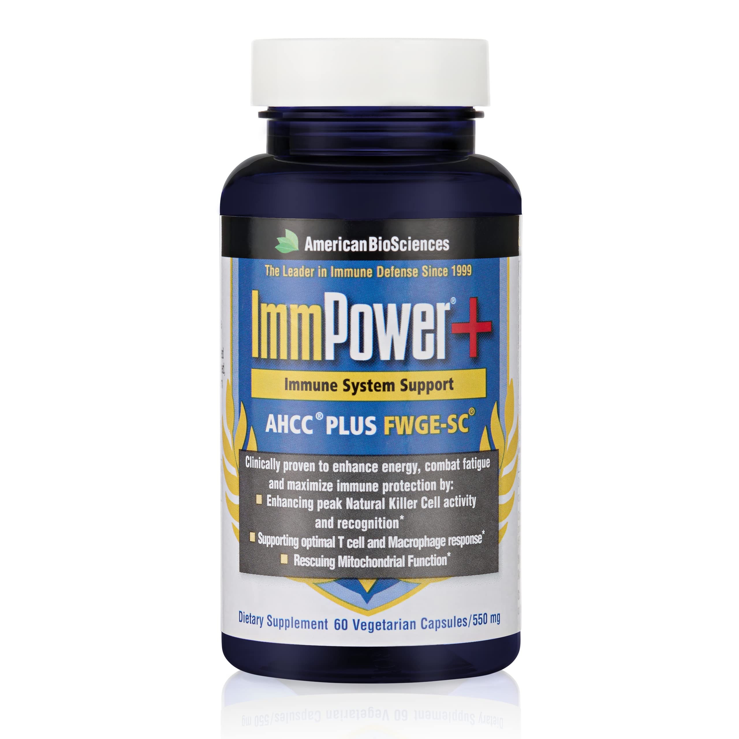 Foto 1 | Suplemento American Biosciences Immpower Plus 60 Cápsulas - Venta Internacional.