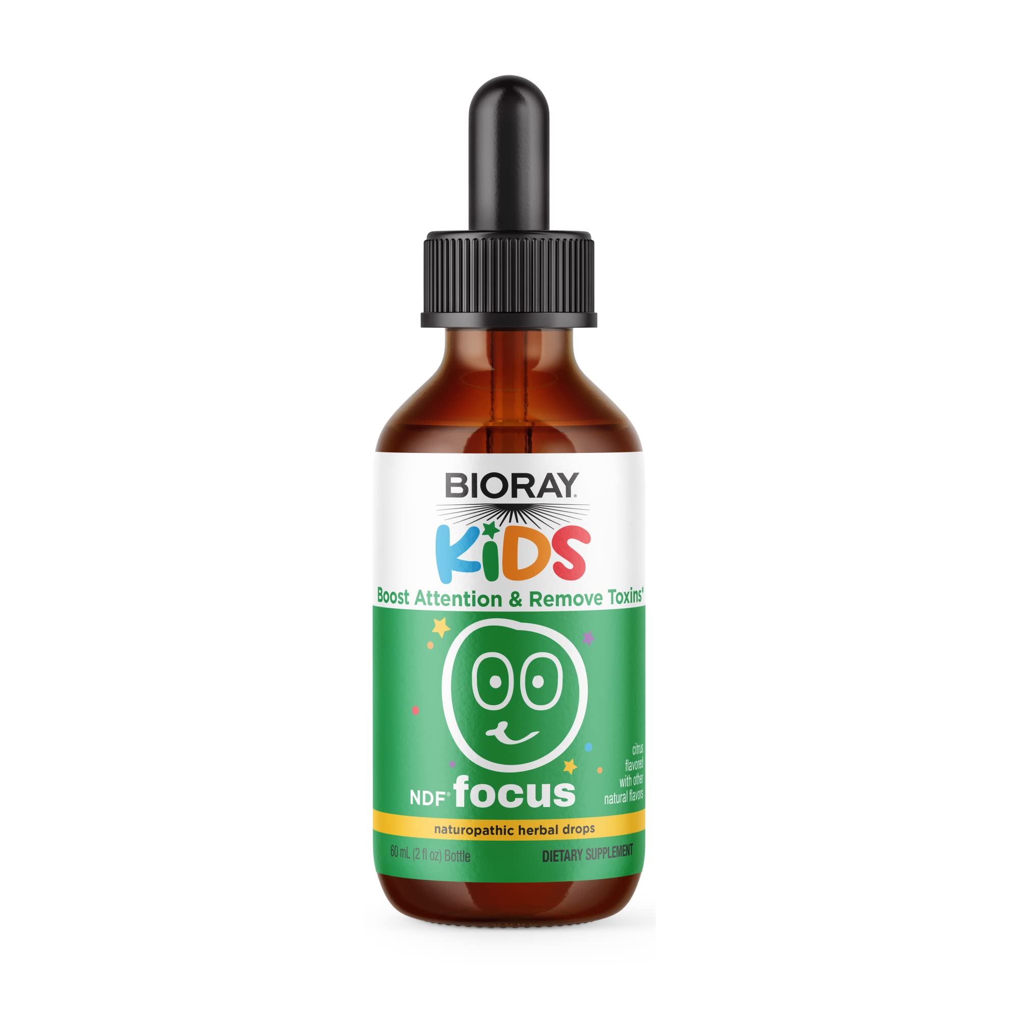 Foto 2 pulgar | Suplemento Bioray Kids Ndf Focus Citrus De 60 Ml Durante 1-2 Meses - Venta Internacional.