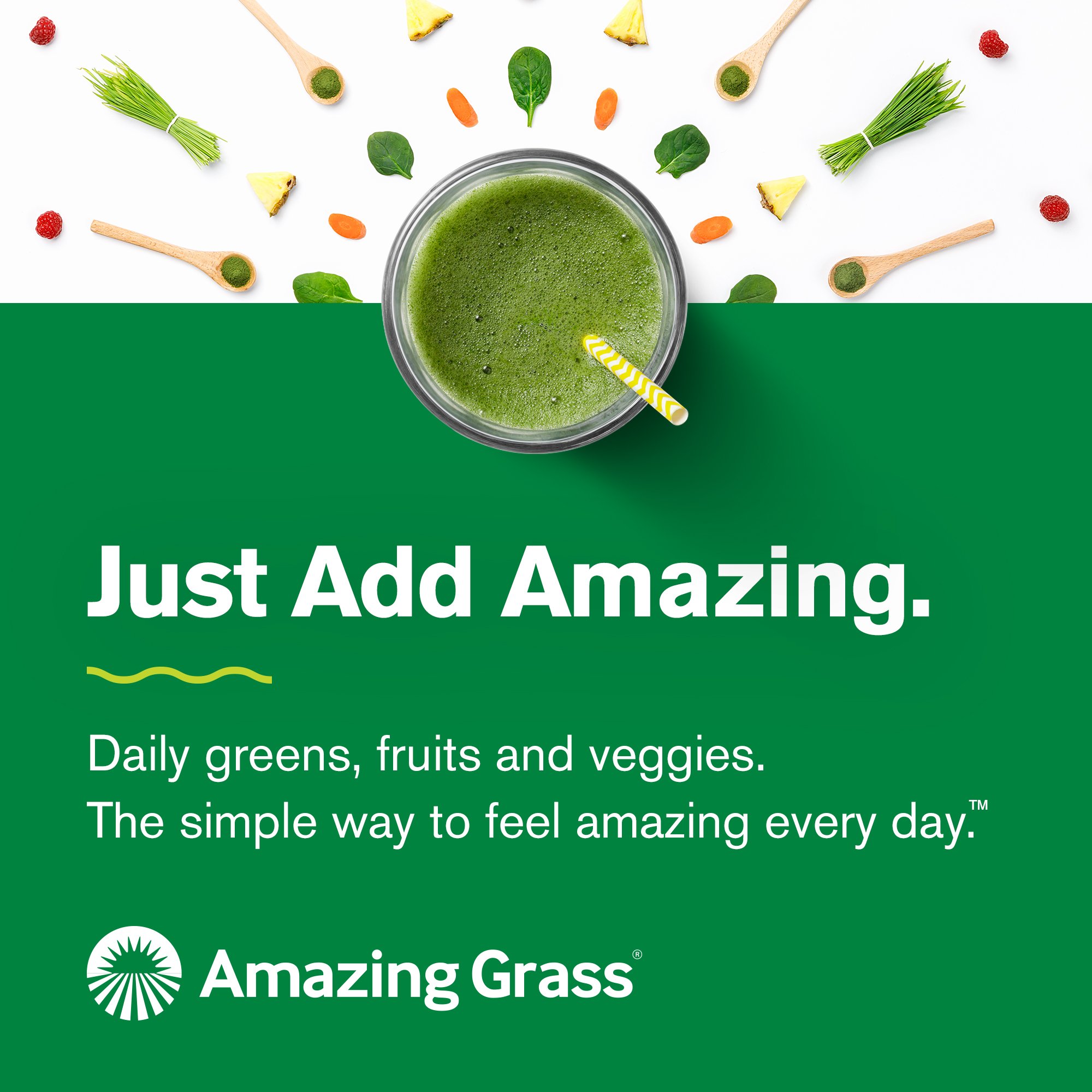 Foto 7 pulgar | Suplemento Amazing Grass Greens Blend Superfood, 480 G - Venta Internacional.