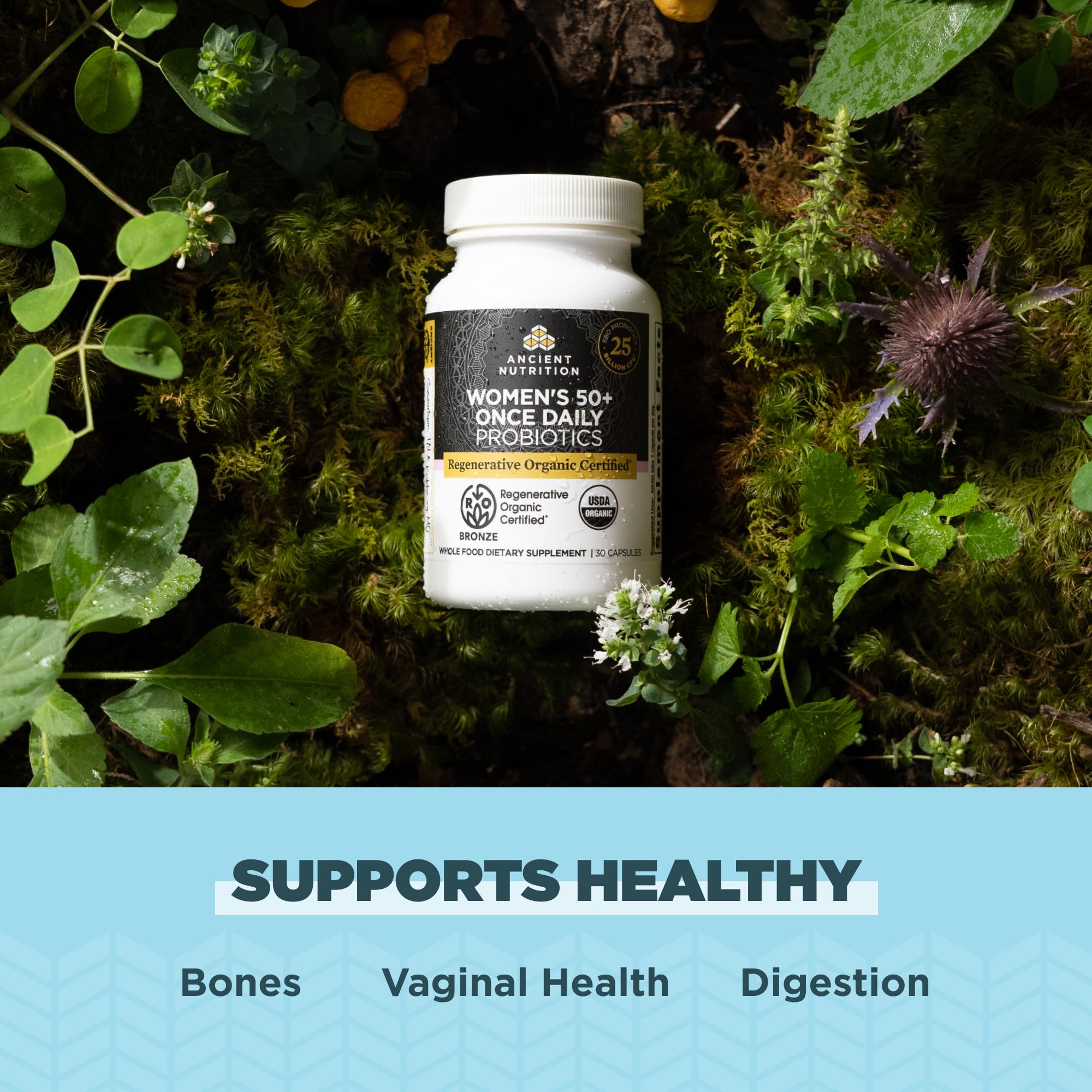Foto 4 pulgar | Suplemento De Probióticos Ancient Nutrition Para Mujeres De 50 O Más De 30 Unidades - Venta Internacional.