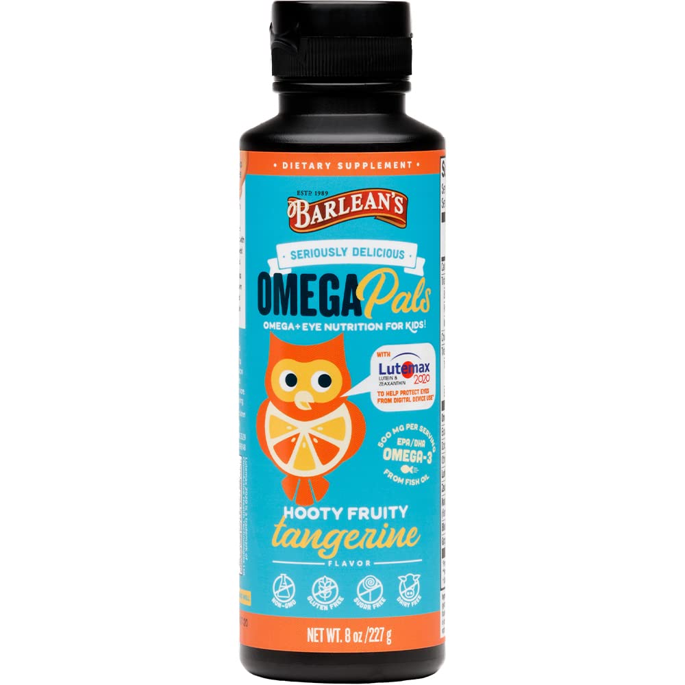 Suplemento Barlean's Omega Pals Eye Health Liquid 240 Ml Para Niños - Venta Internacional.