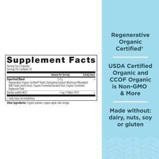 Foto 2 | Suplemento De Limpieza Hepática Orgánica Regenerativa De Ancient Nutrition - Venta Internacional.