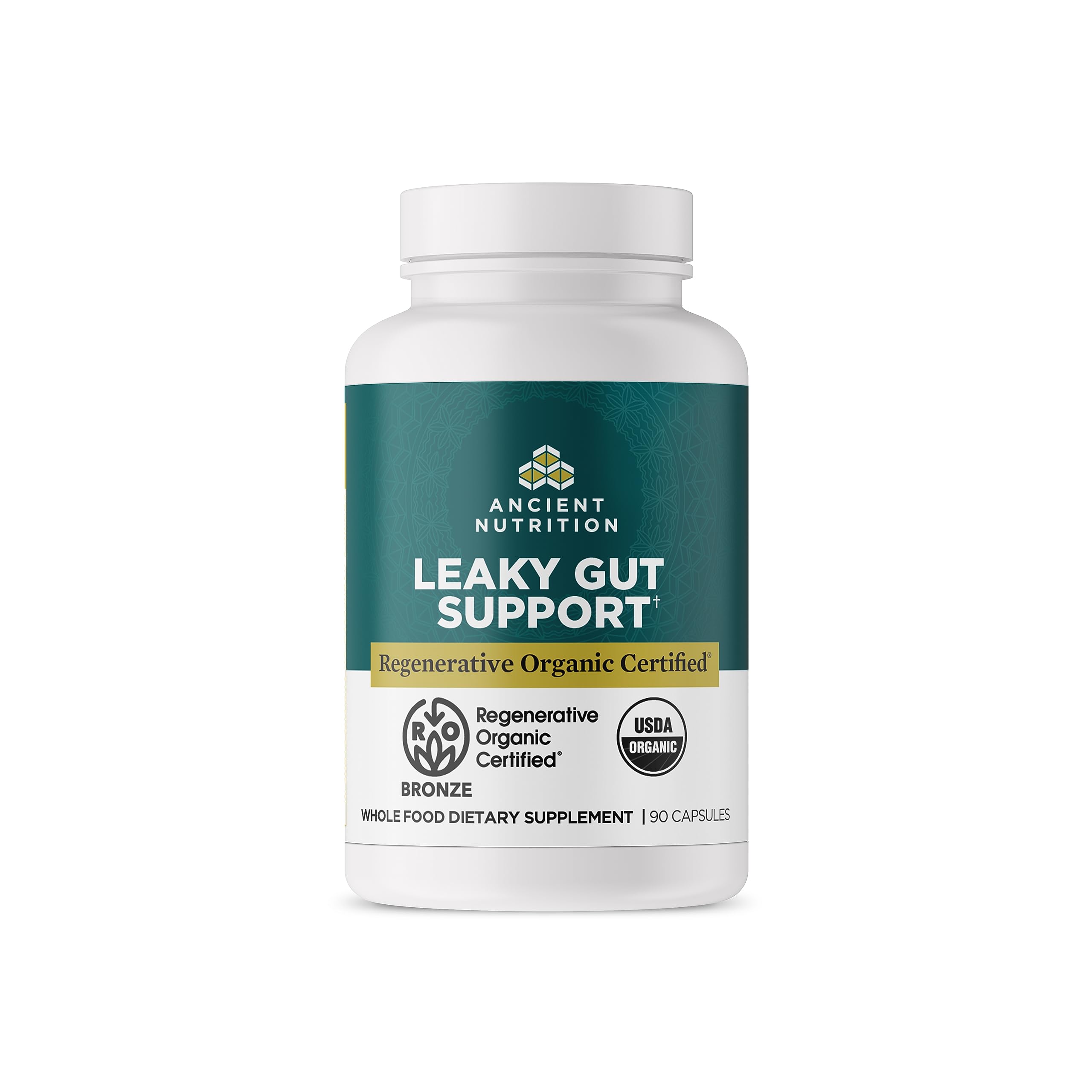 Suplemento Orgánico Regenerativo Ancient Nutrition Para Intestino Permeable 90 - Venta Internacional.
