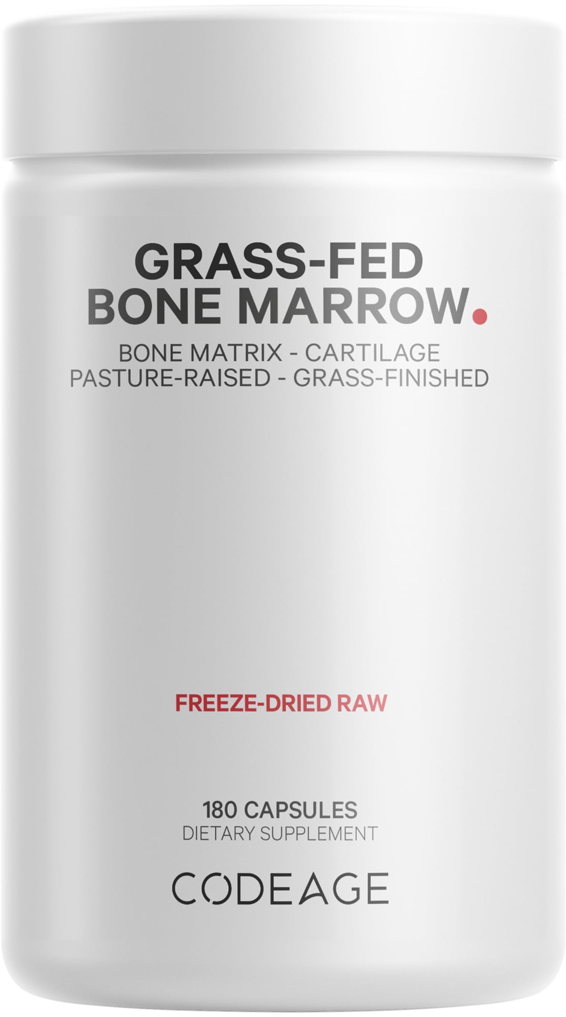Foto 2 pulgar | Suplemento Codeage Grass Fed Bone Marrow 3000 Mg 180 Cápsulas - Venta Internacional.