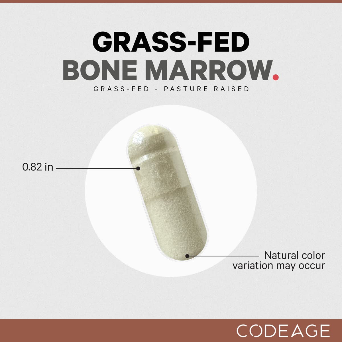 Foto 6 pulgar | Suplemento Codeage Grass Fed Bone Marrow 3000 Mg 180 Cápsulas - Venta Internacional.