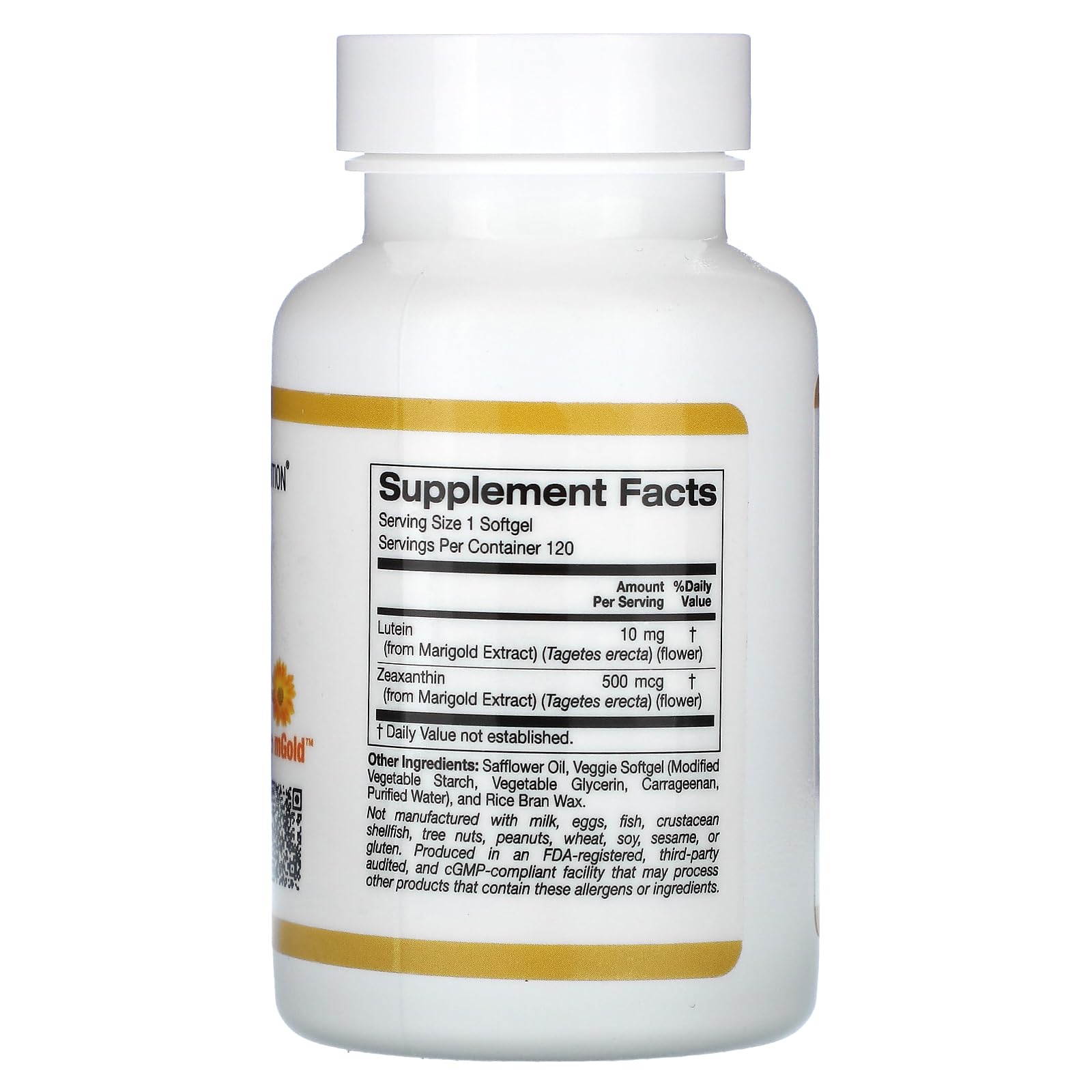 Foto 3 pulgar | Suplemento De Luteína De California Gold Nutrition Con Zeaxantina 10 Mg - Venta Internacional.
