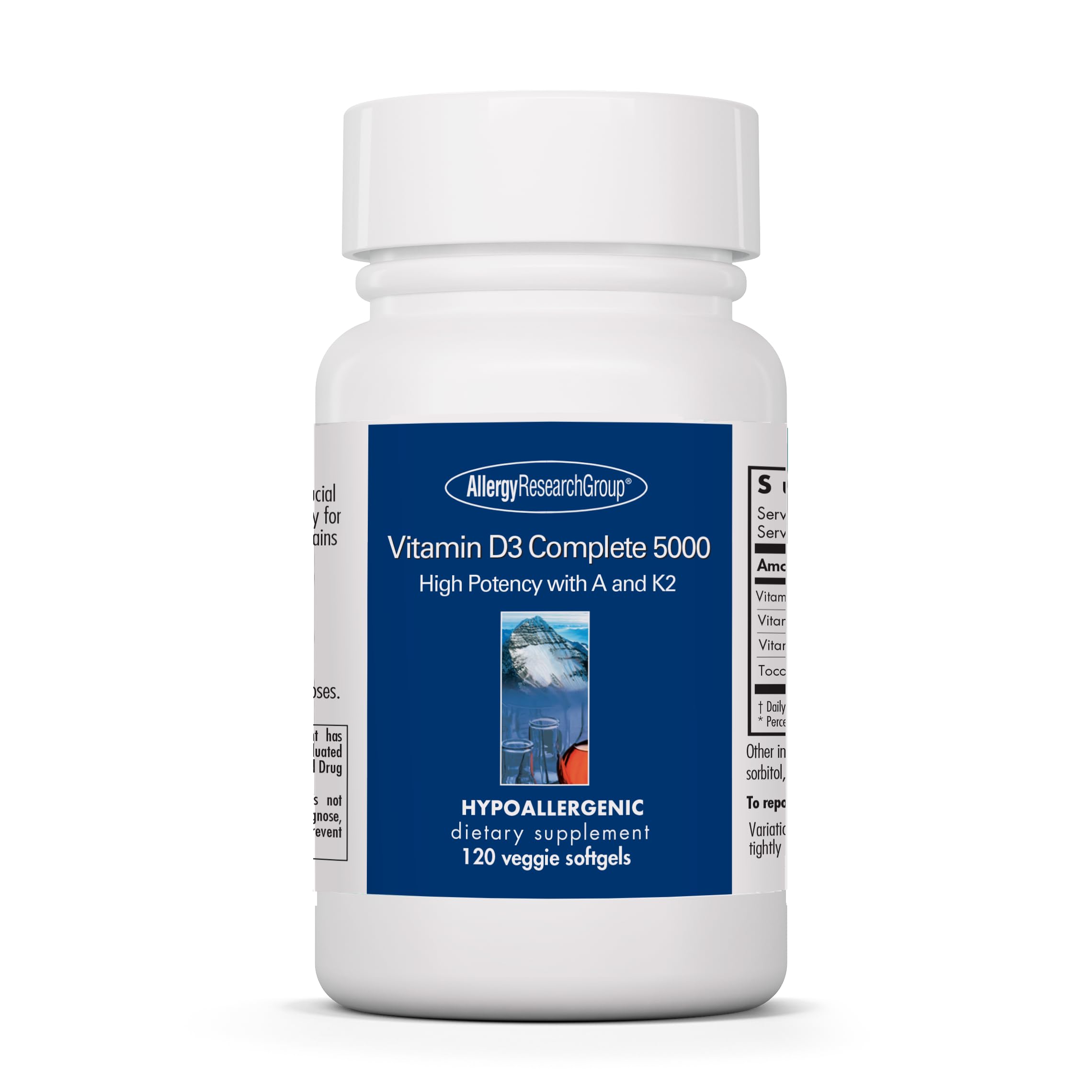 Foto 1 | Suplemento De Vitamina D3 Completa Del Allergy Research Group, 5000 Ui - Venta Internacional.