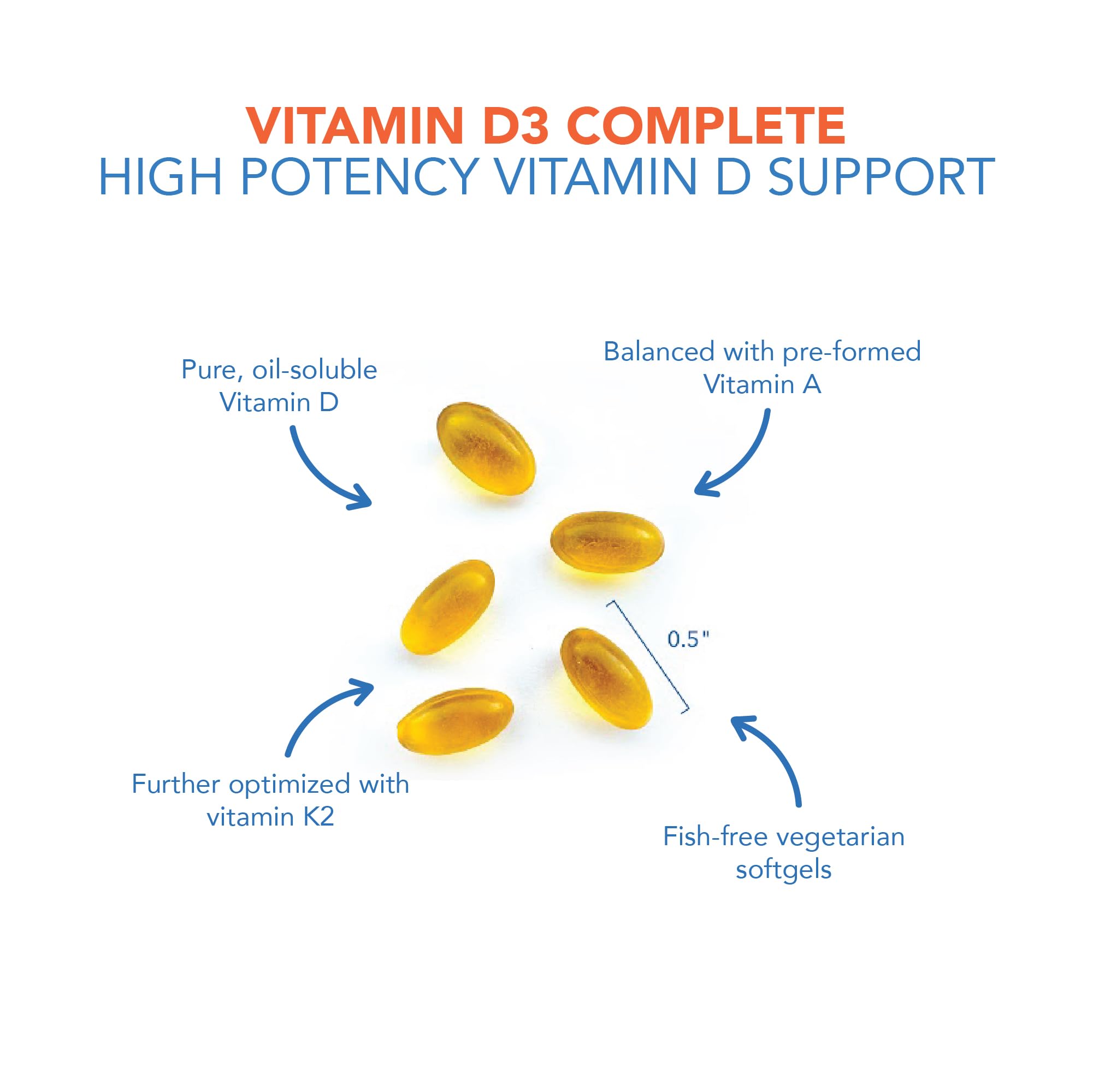 Foto 4 pulgar | Suplemento De Vitamina D3 Completa Del Allergy Research Group, 5000 Ui - Venta Internacional.
