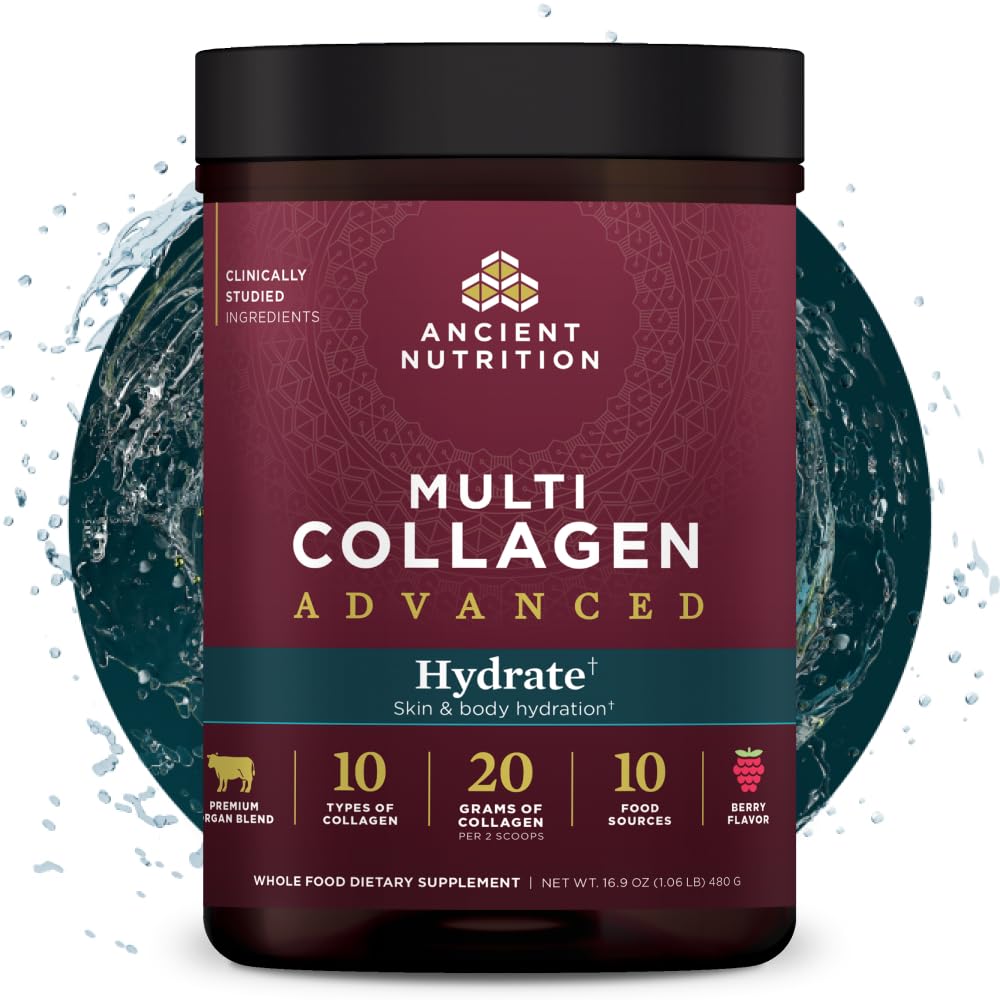 Foto 2 pulgar | Proteína De Colágeno En Polvo Ancient Nutrition Hydrate 30 Porciones - Venta Internacional.