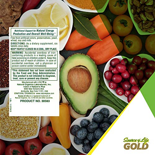 Foto 5 | Suplemento Nature's Plus Source Of Life 180 Minitabletas - Venta Internacional