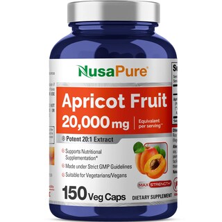 Foto 1 | Suplemento De Extracto De Albaricoque Nusapure, 2000 Mg, 150 Cápsulas - Venta Internacional.