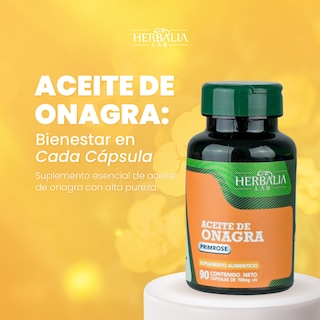 Foto 5 | Herbalia Lab Aceite De Onagra Primrose 1000 Mg