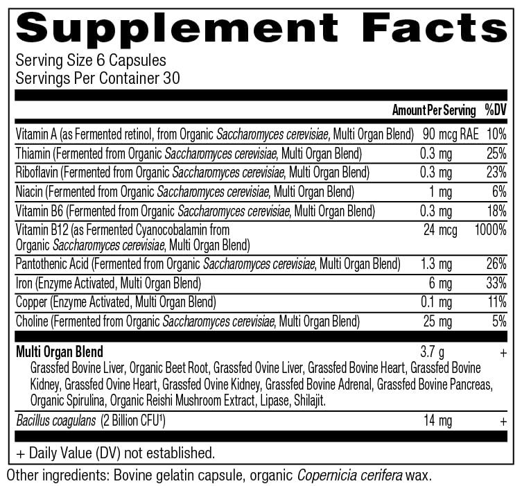 Foto 3 pulgar | Suplementos Ancient Nutrition Organ Complex 180 Cápsulas - Venta Internacional.