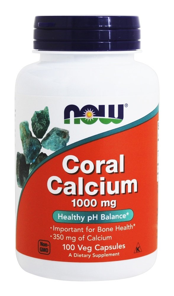 Foto 2 pulgar | Suplemento Now Foods Coral Calcium 1000 Mg 100 Cápsulas - Venta Internacional.
