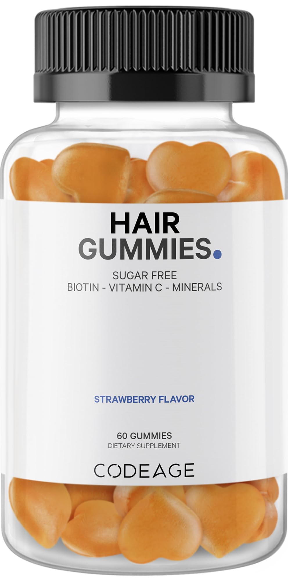 Foto 2 pulgar | Gomitas Para El Cabello Codeage Biotin 5000 Mcg Con Vitaminas A, C, D3 Y Zinc - Venta Internacional.