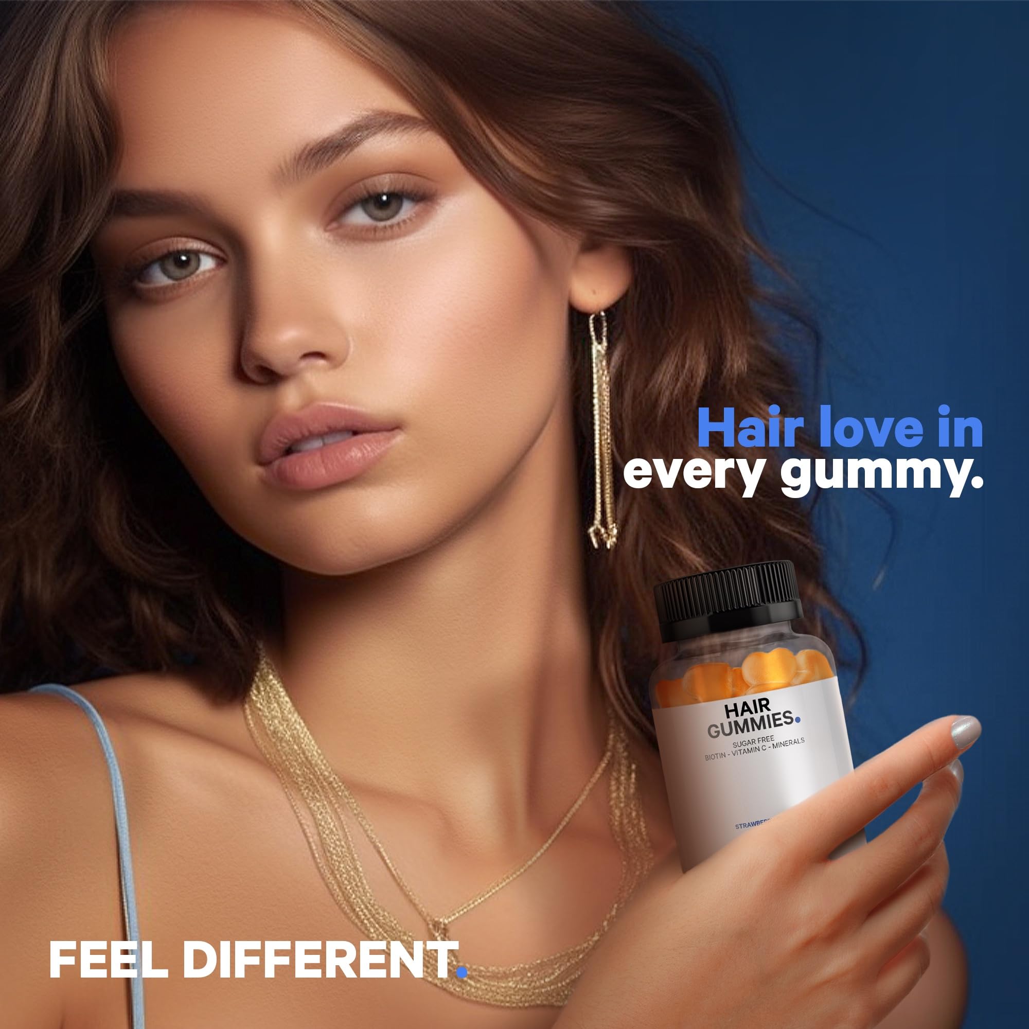 Foto 4 | Gomitas Para El Cabello Codeage Biotin 5000 Mcg Con Vitaminas A, C, D3 Y Zinc - Venta Internacional.
