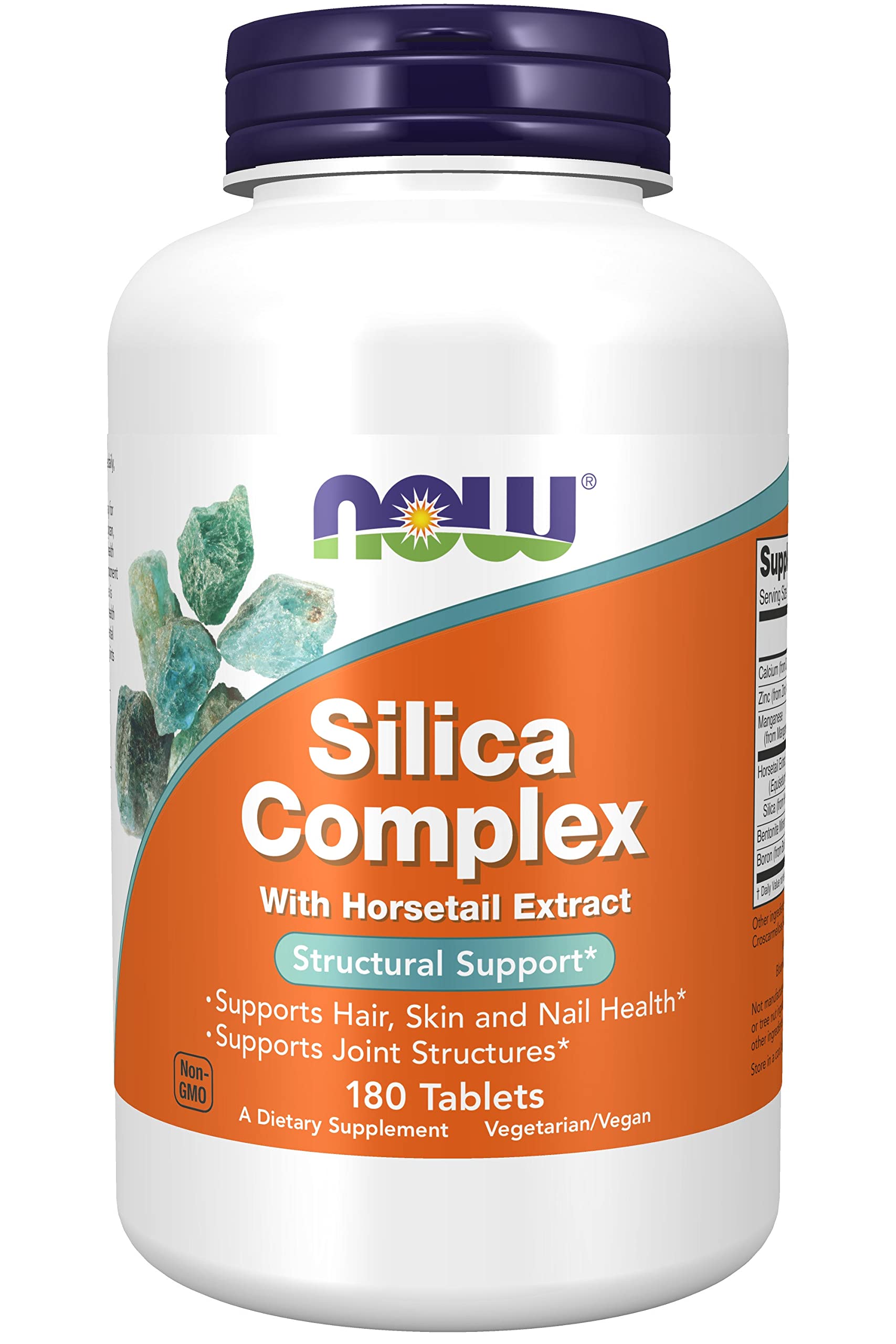Foto 2 pulgar | Suplemento Now Foods Sílice Vegetariano de 100 Tabletas-Venta Internacional