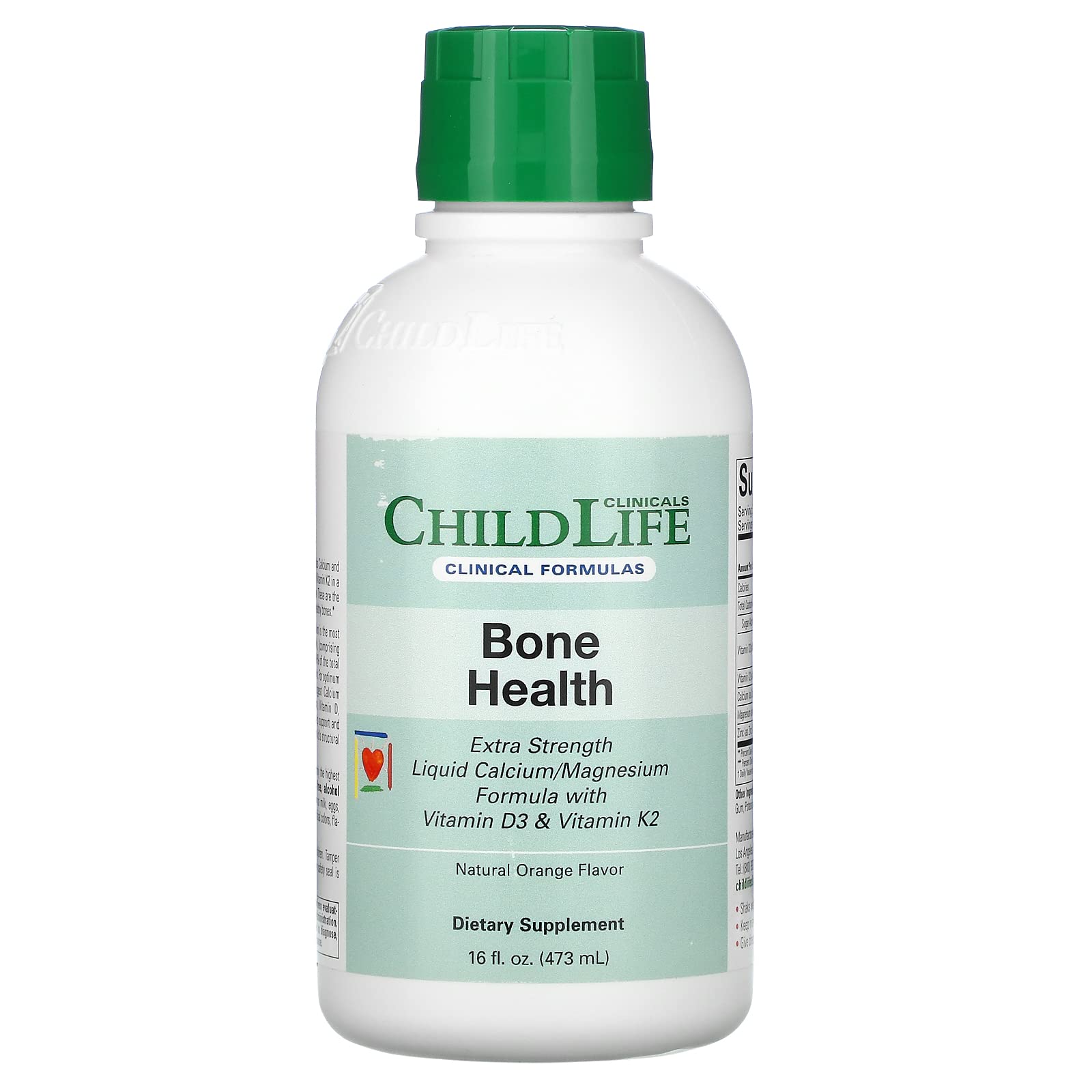 Foto 2 pulgar | Suplemento Childlife Essentials Clinicals Bone Health 480 Ml - Venta Internacional.