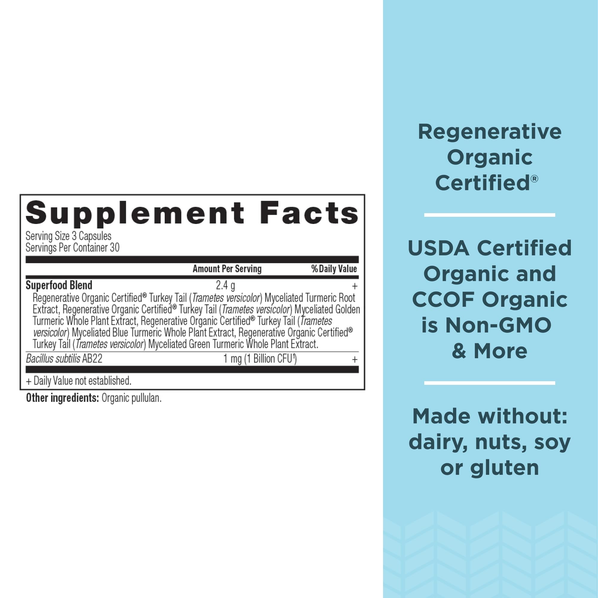 Foto 2 | Cápsulas De Cúrcuma Supplement Ancient Nutrition - Venta Internacional.