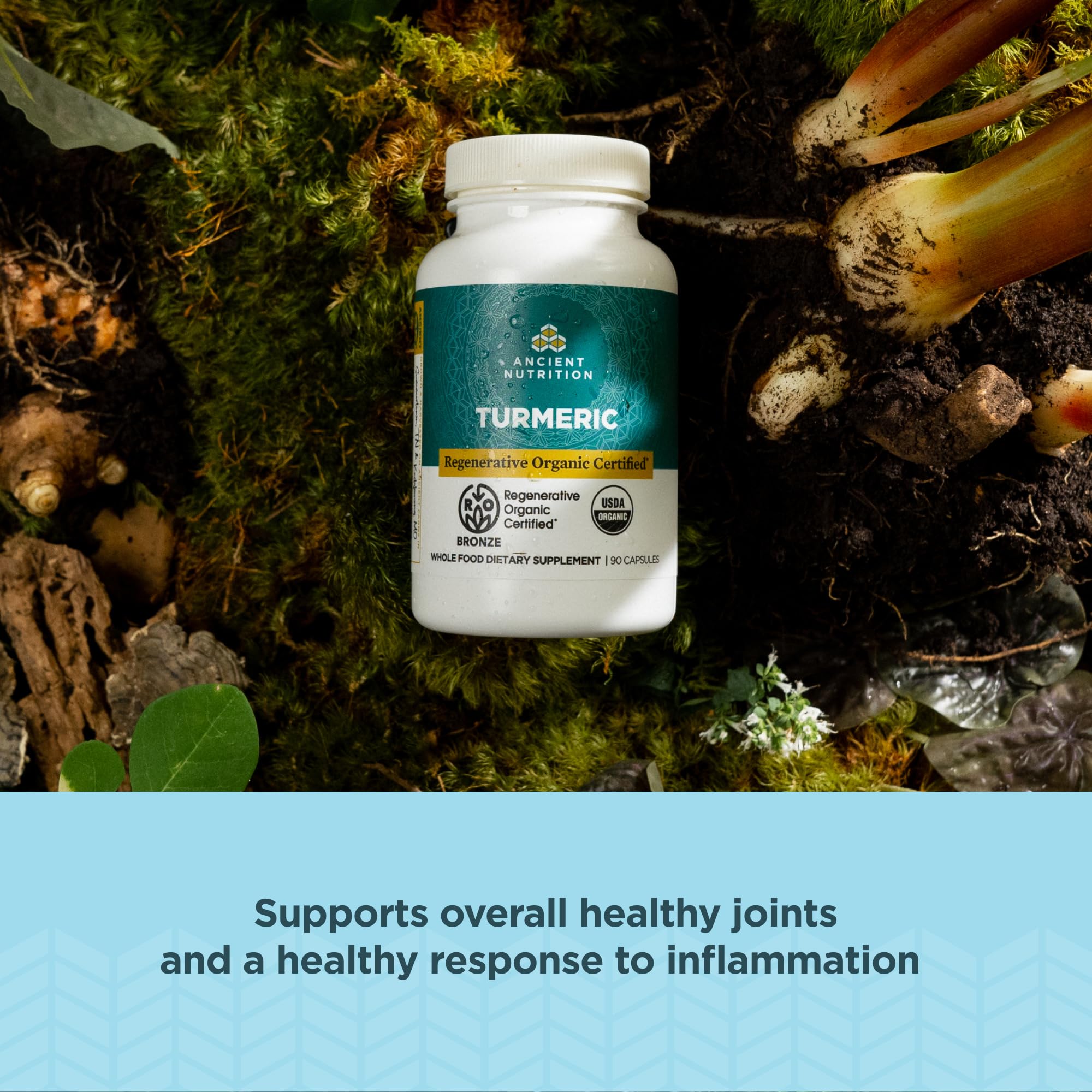 Foto 3 | Cápsulas De Cúrcuma Supplement Ancient Nutrition - Venta Internacional.