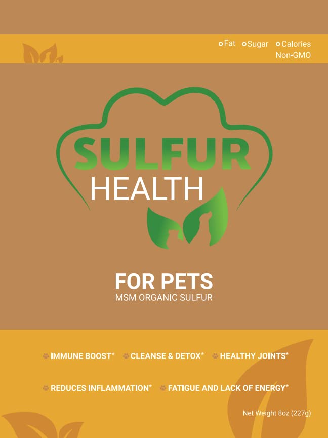 Foto 2 pulgar | Suplemento Sulfur Health Pet Msm 99.9% Orgánico Puro, 30 Ml - Venta Internacional.