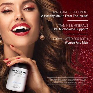 Foto 4 | Suplemento Codeage Para Dientes Y Encías Con Vitaminas Y Probióticos Orales - Venta Internacional.