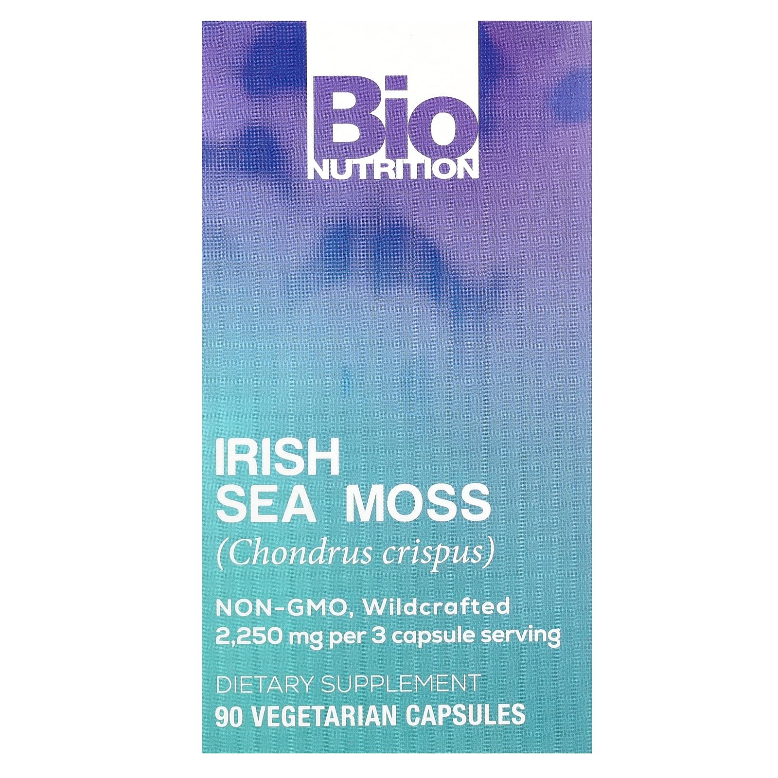 Foto 1 | Suplemento Bio Nutrition Irish Sea Moss 90 Cápsulas - Venta Internacional.