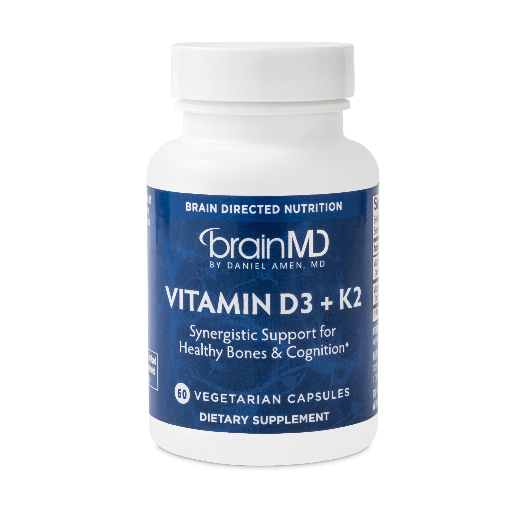 Foto 2 pulgar | Suplemento Brainmd Vitamina D3+ K2 60 Cápsulas Sin Gluten - Venta Internacional.