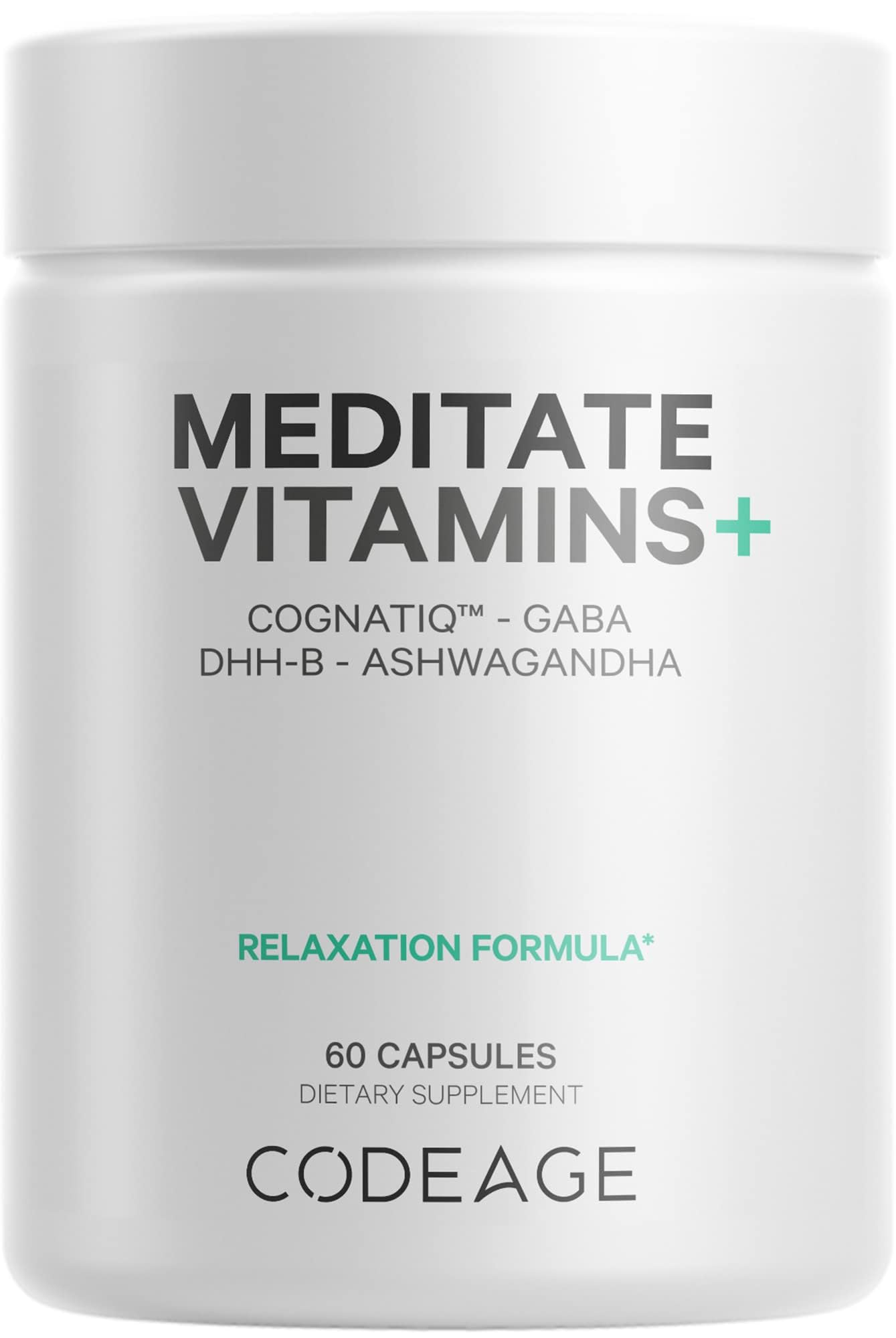 Foto 2 pulgar | Suplemento Codeage Meditate Vitamins+ Cognatiq 60 Cápsulas - Venta Internacional.