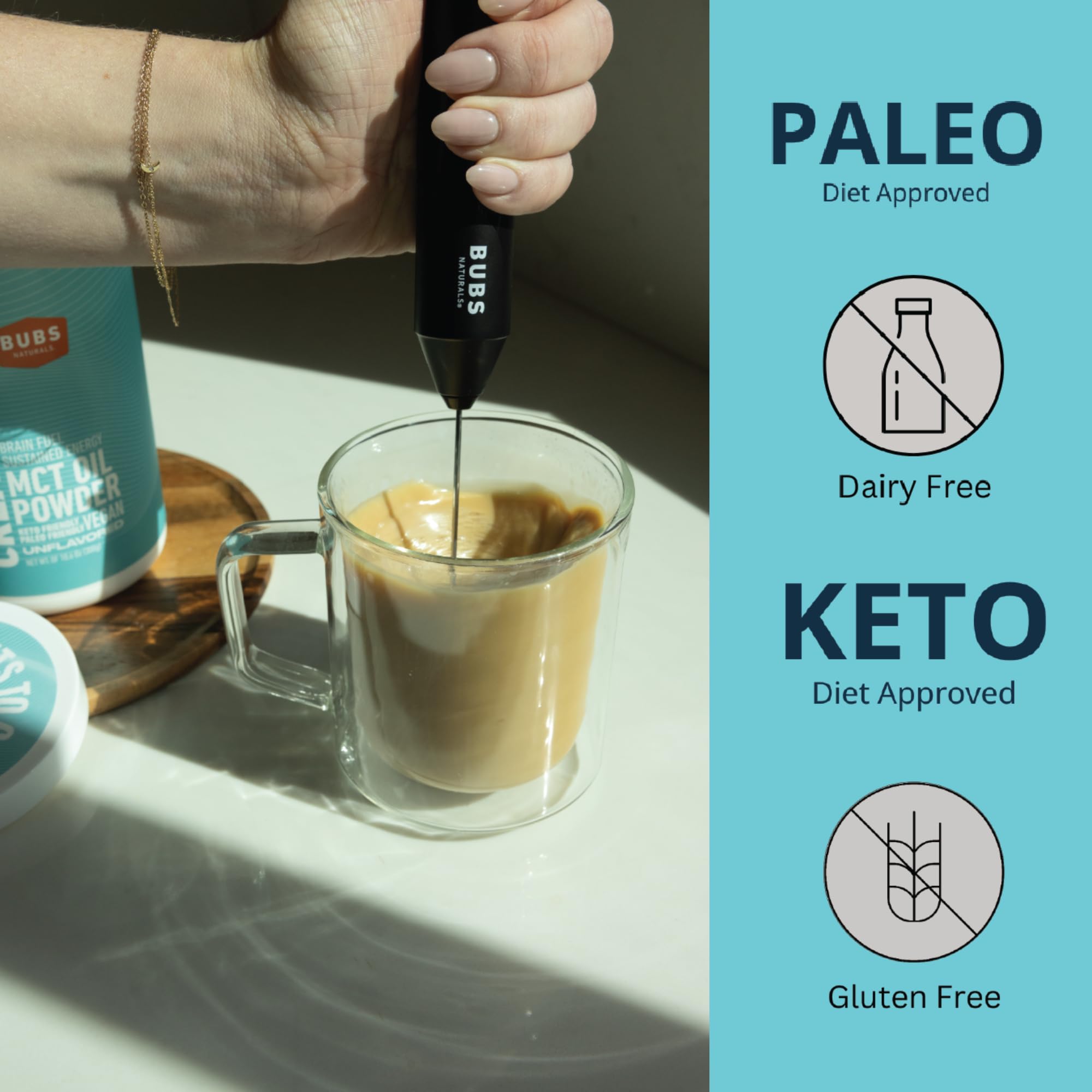 Foto 4 pulgar | Paquetes De Aceite Mct En Polvo Bubs Naturals Keto Vegan Paleo, Paquete De 14 - Venta Internacional.