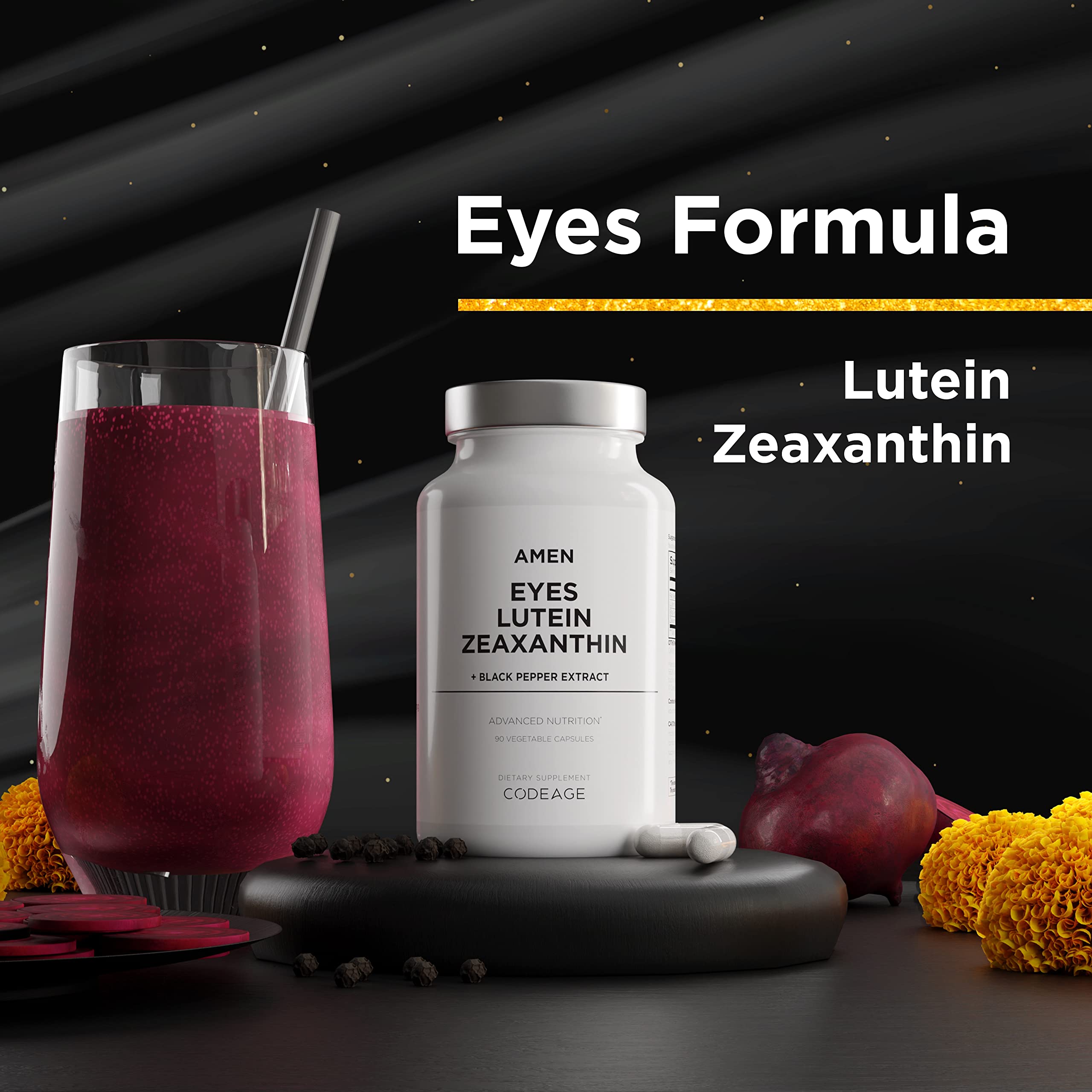 Foto 4 pulgar | Suplemento Amen Eyes Luteína y Zeaxantina 90 Cápsulas - Venta Internacional