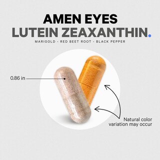 Foto 6 | Suplemento Amen Eyes Luteína y Zeaxantina 90 Cápsulas - Venta Internacional