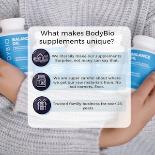 Foto 6 | Suplemento Bodybio Calm Stress Relief 60 Cápsulas - Venta Internacional