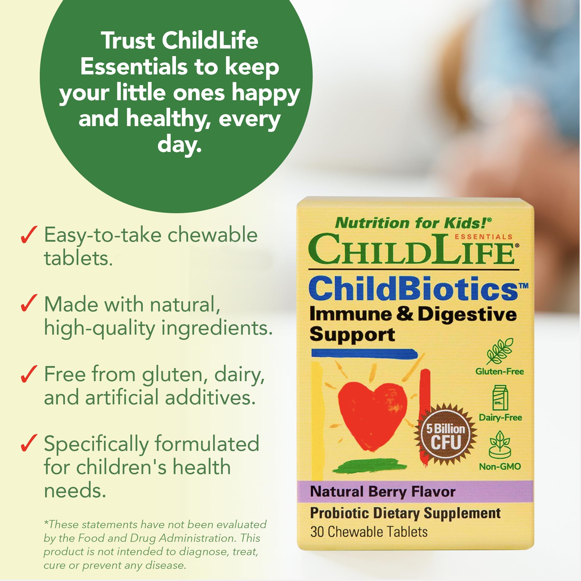 Foto 7 pulgar | Probiótico Childlife Essentials Childbiotics Inmunológicos y Digestivos - Venta Internacional
