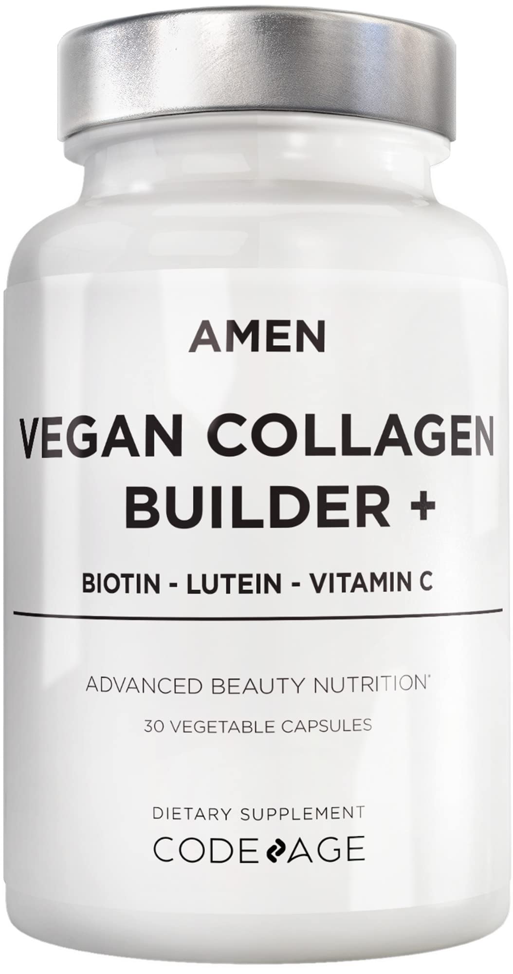 Suplemento Amen Generador de Colágeno Vegano a Base de Plantas 30 Cápsulas - Venta Internacional