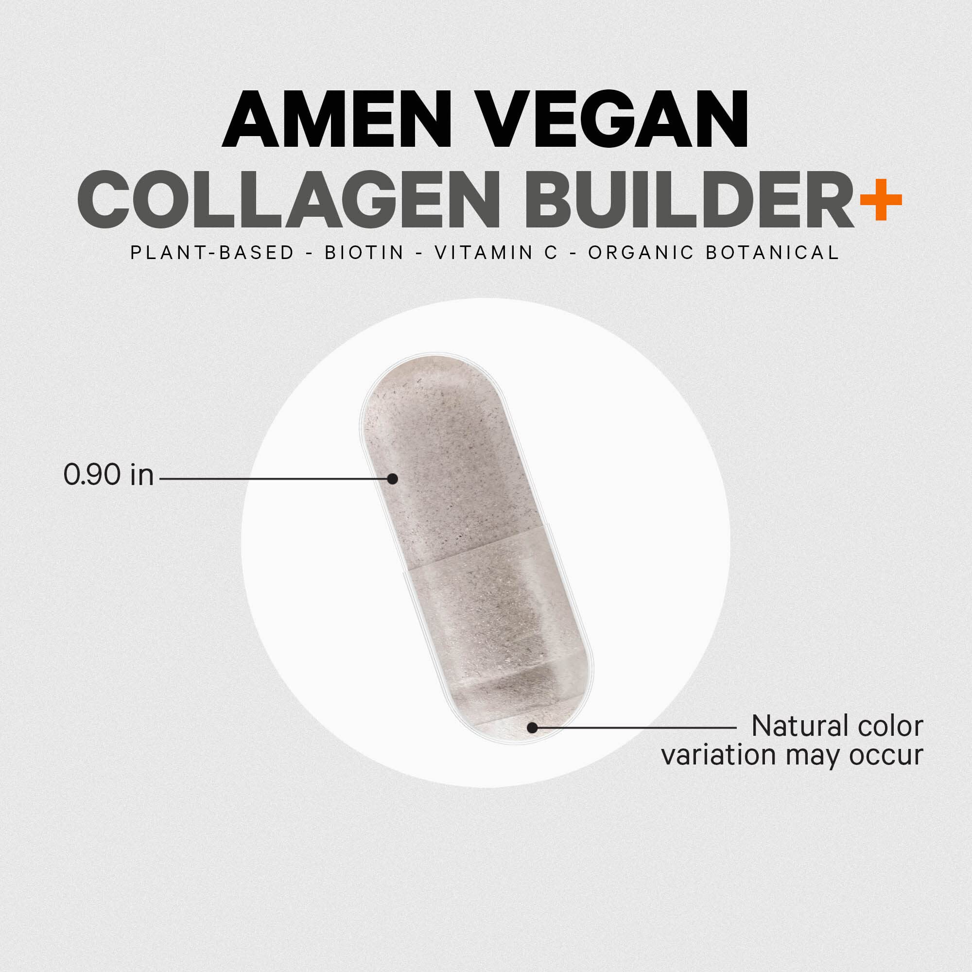 Foto 7 pulgar | Suplemento Amen Generador de Colágeno Vegano a Base de Plantas 30 Cápsulas - Venta Internacional