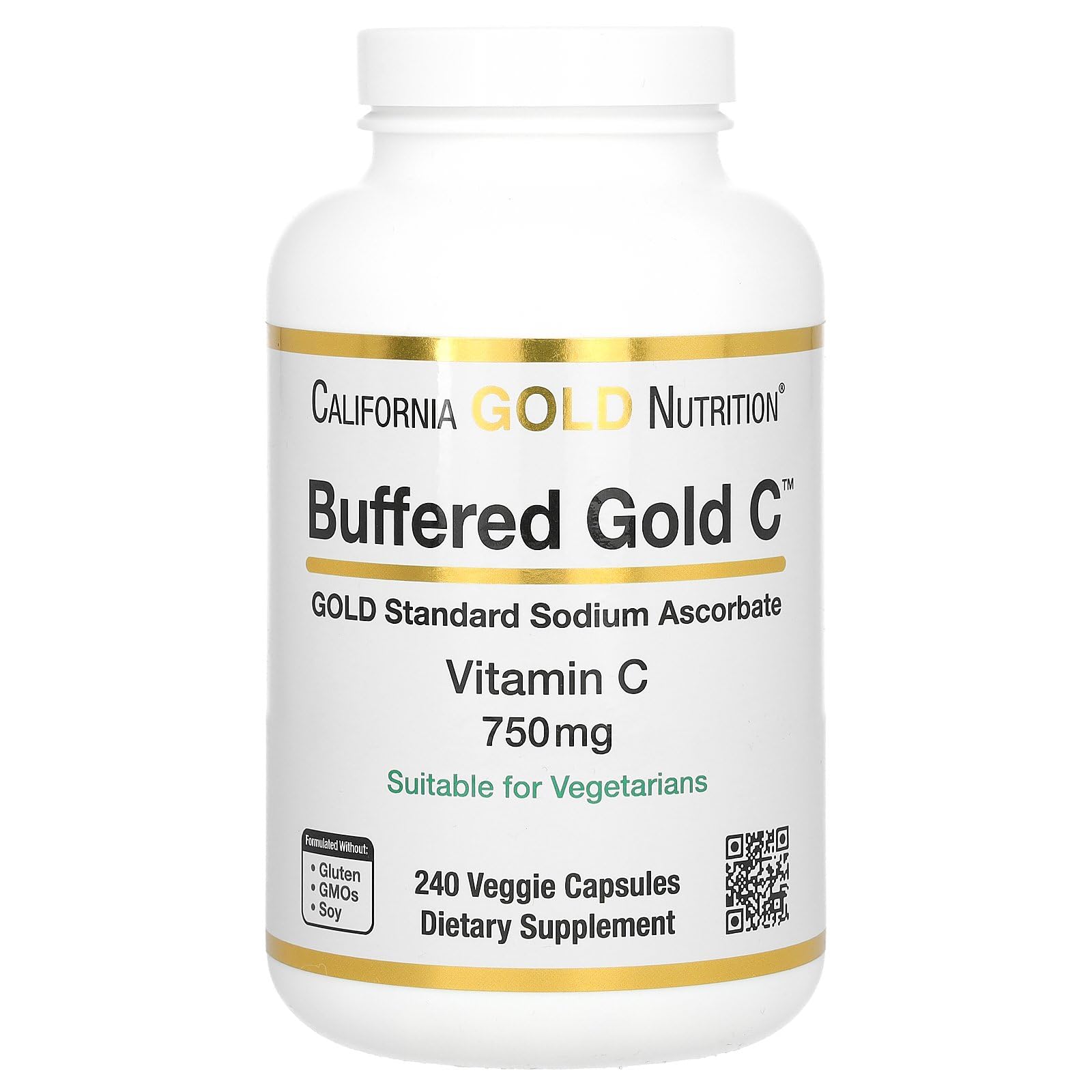 Foto 2 pulgar | Suplemento California Gold Nutrition Buffered Gold C 750 mg - Venta Internacional