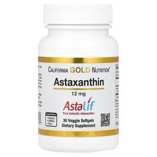 Foto 1 | Suplemento De Astaxantina California Gold Nutrition, 12 Mg, 30 Cápsulas Blandas - Venta Internacional.