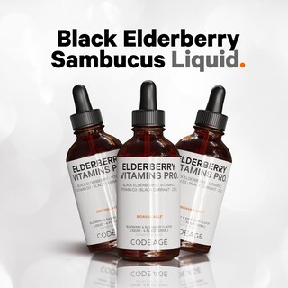 Foto 4 | Suplemento Codeage Elderberry Vitamins Pro de 120 ml con Vitamina C D3 y Zinc - Venta Internacional