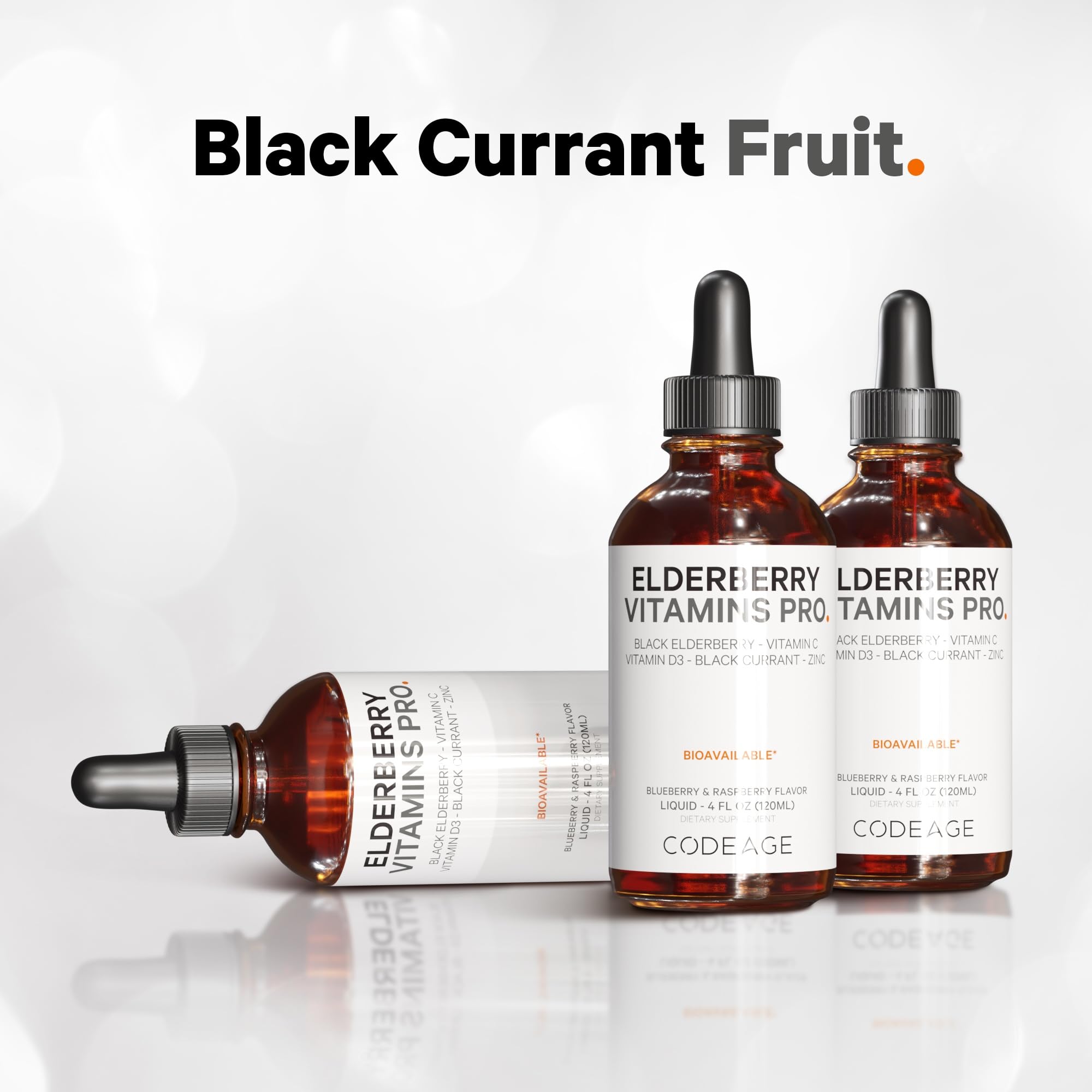 Foto 7 | Suplemento Codeage Elderberry Vitamins Pro de 120 ml con Vitamina C D3 y Zinc - Venta Internacional