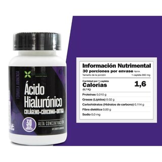 Foto 3 | Ácido Hialurónico Kukamonga 30 tabletas Paquete de 2
