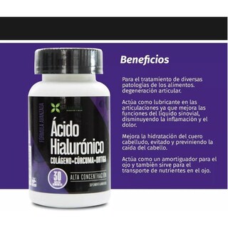 Foto 4 | Ácido Hialurónico Kukamonga 30 tabletas Paquete de 2