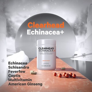 Foto 3 | Suplemento Codeage Clearhead Echinacea+ con Equinácea 90 Cápsulas - Venta Internacional