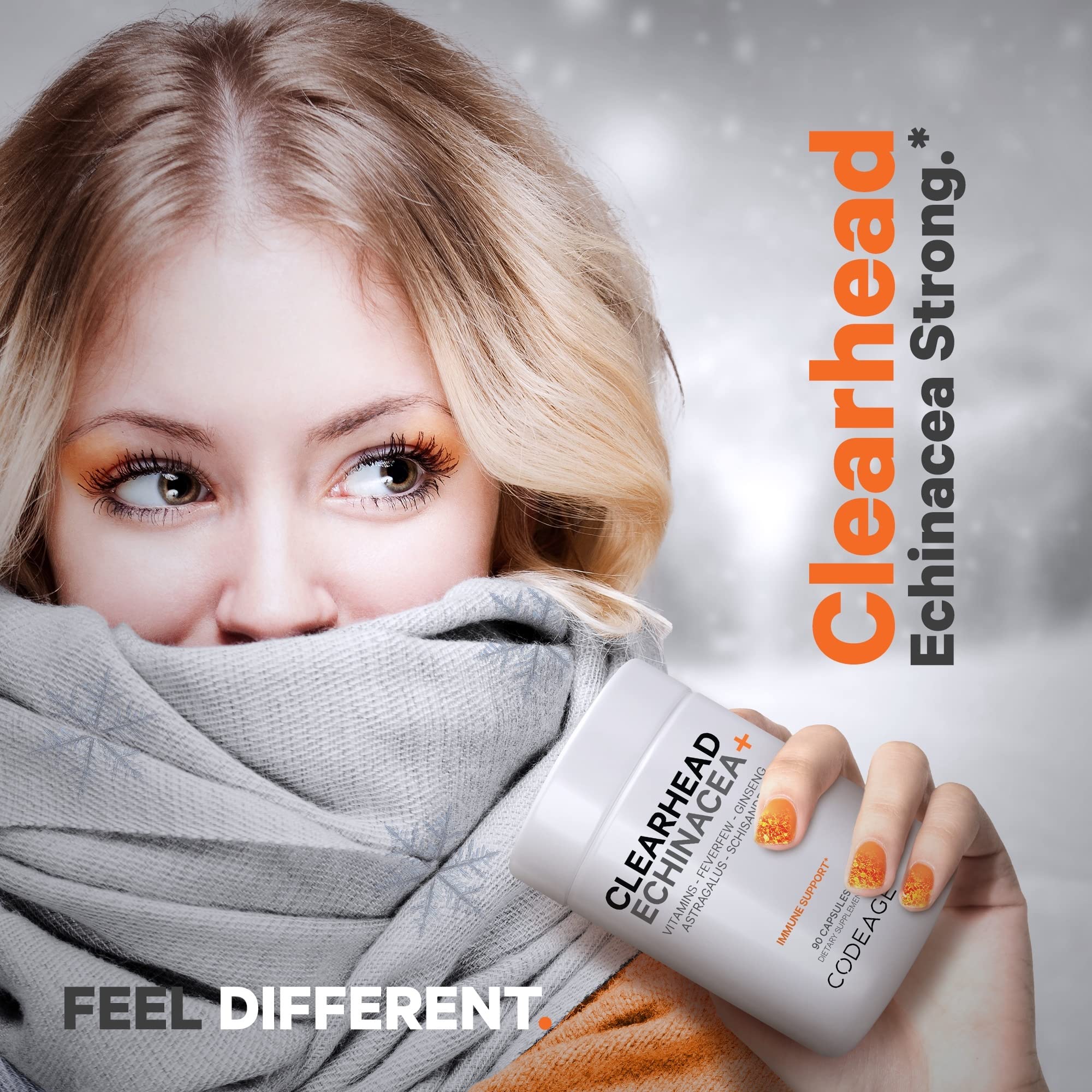 Foto 5 pulgar | Suplemento Codeage Clearhead Echinacea+ con Equinácea 90 Cápsulas - Venta Internacional