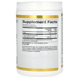 Foto 2 | Suplemento de Calostro California Gold Nutrition 200 G - Venta Internacional