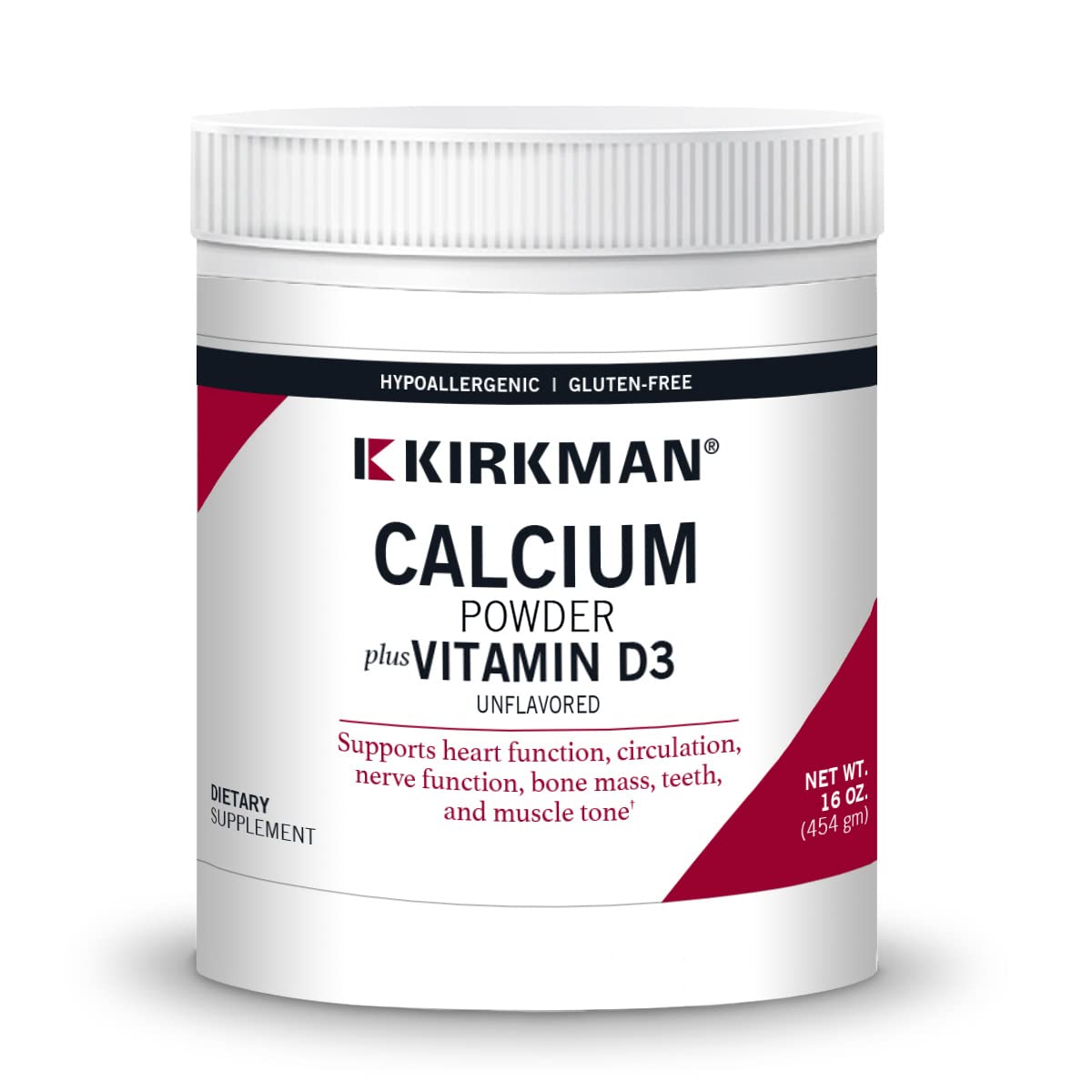 Foto 2 pulgar | Suplemento De Calcio Kirkman Purest Con Vitamina D-3 454 G - Venta Internacional.