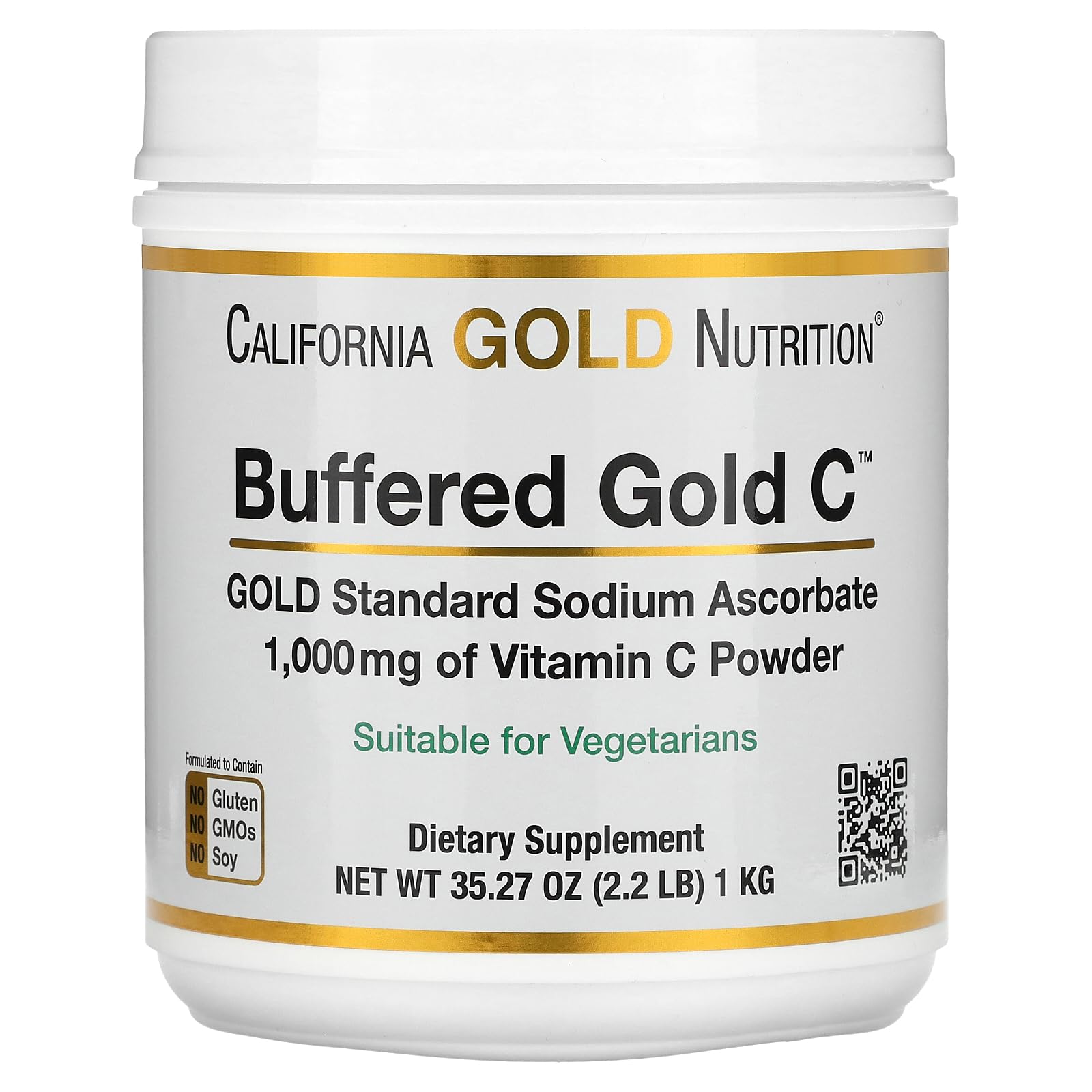 Foto 2 pulgar | Vitamina C en Polvo California Gold Nutrition Buffered Gold C - Venta Internacional
