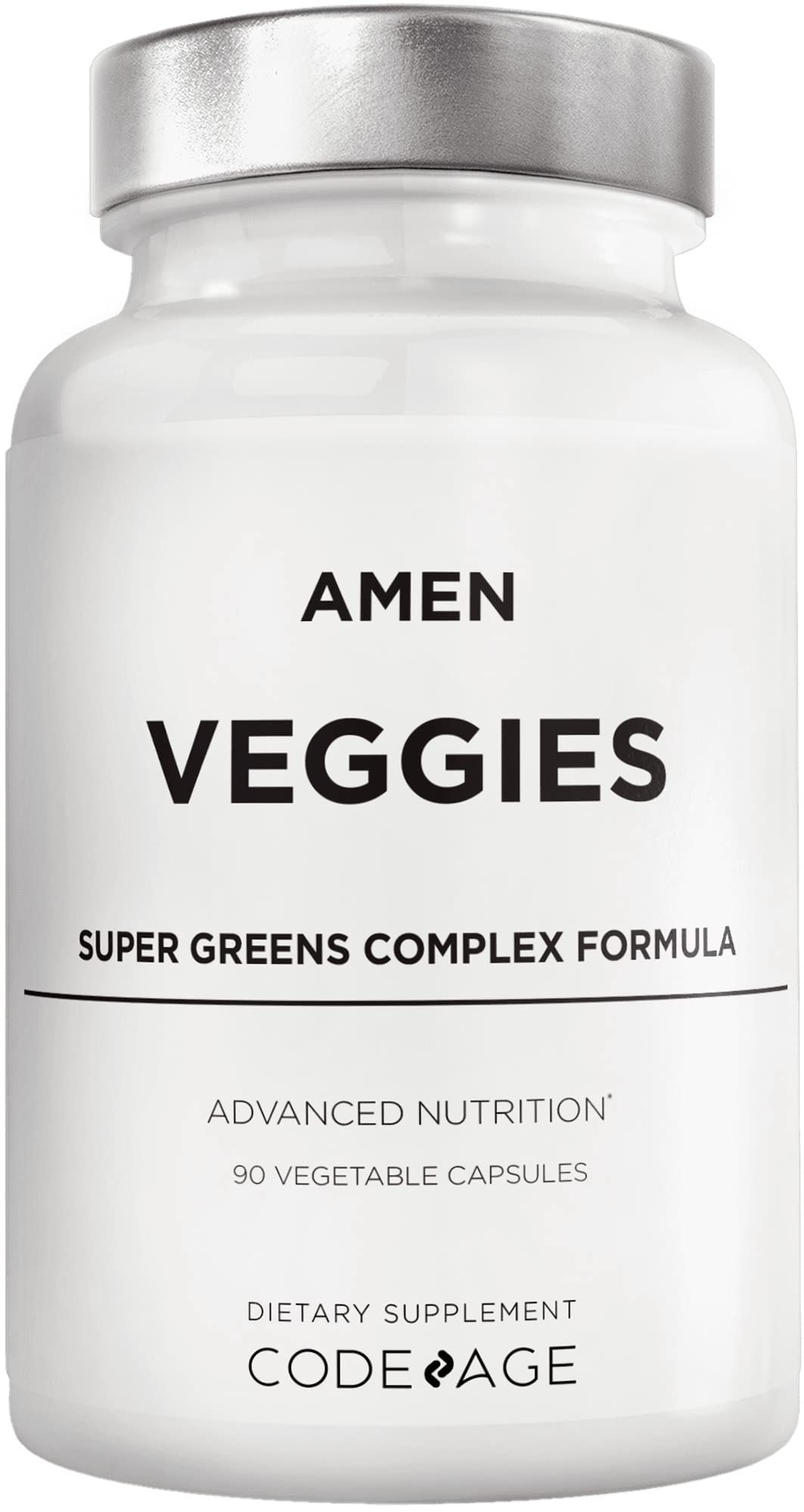 Suplemento Amen Veggies Daily Veggies Vitamins 90 Cápsulas - Venta Internacional
