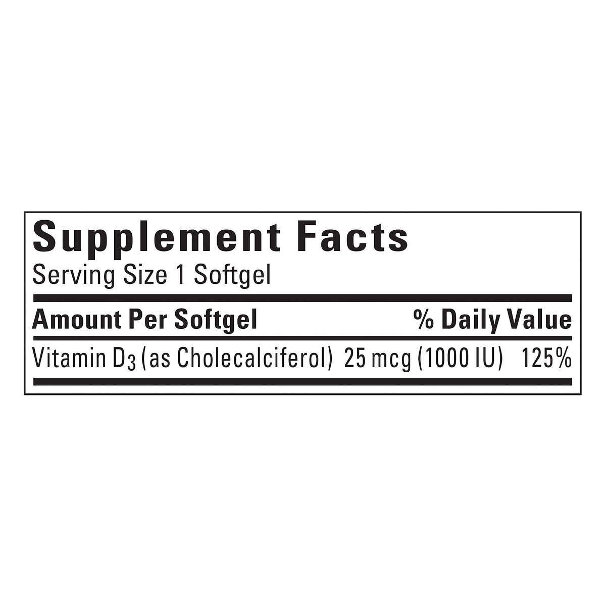 Foto 4 pulgar | Suplemento de Vitamina D3 Nature Made 25 MCG 650 Cápsulas Blandas - Venta Internacional
