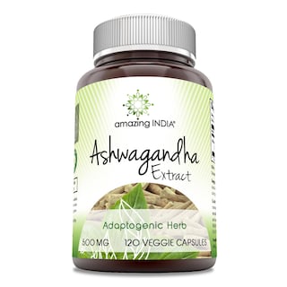 Foto 1 | Suplemento Amazing India Ashwagandha Cápsulas Vegetarianas de 500 Mg - Venta Internacional
